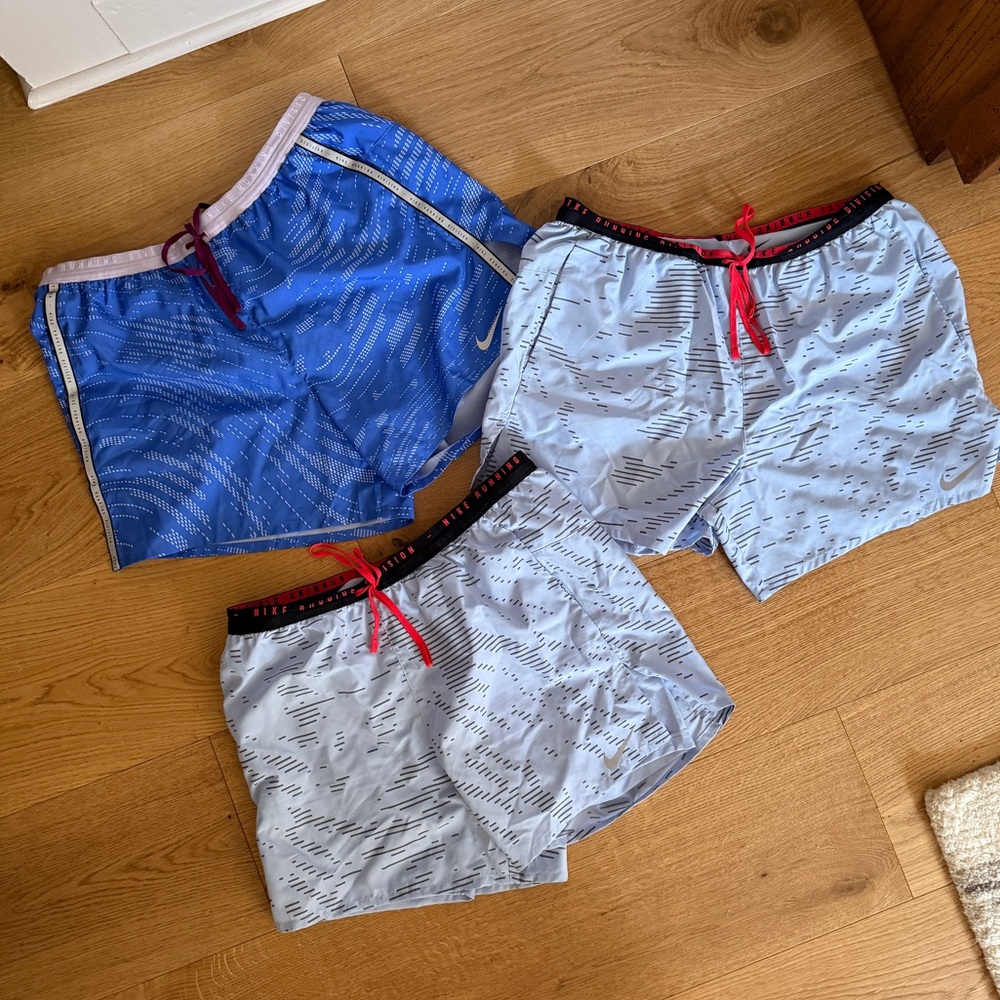 LOT OF 3 Nike Stride Men's Dri-FIT 5" Brief-Lined Running Shorts